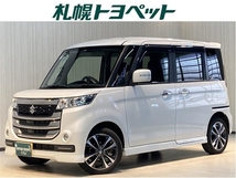 スペーシア 660 カスタム Zターボ 4WD 片側Pスラ ナビ ETC イモビ AW 4WD