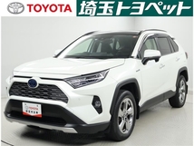 RAV4 2.5 ハイブリッド G E-Four 4WD トヨタ認定中古車 サンルーフ BSM