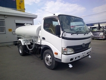 デュトロ 4トン 散水車 4000L サブエンジン 前後散水 積載4000k 6速マニュアル