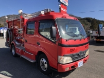 デュトロ 水槽付消防車 容積900L 日本ドライ A-2級 Wキャブ 5人乗り 標準幅 AT