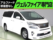 ヴェルファイアハイブリッド 2.4 ZR プレミアムシートエディション 4WD 禁煙車 黒本革 後席モニタ モデリスタ SR